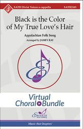 Black Is the Color of My True Love's Hair SATB choral sheet music cover